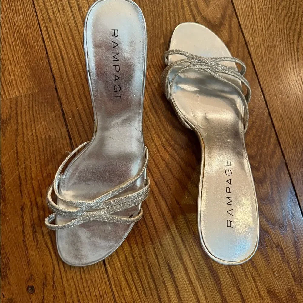 Rampage Silver Women's Heels